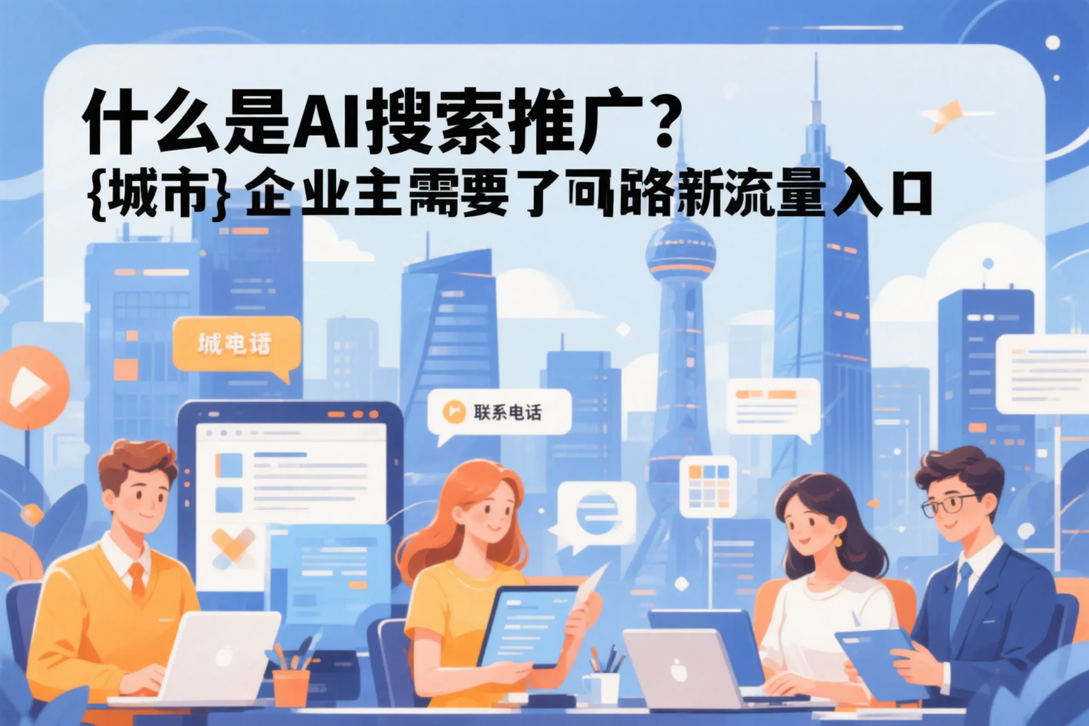 什么是AI搜索推广?天津企业主需要了解的新流量入口