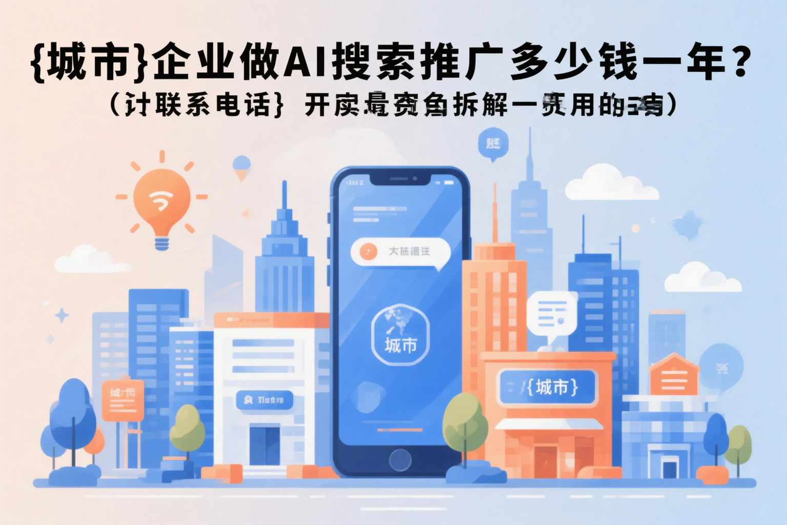 天津企业做AI搜索推广多少钱一年?真实费用拆解