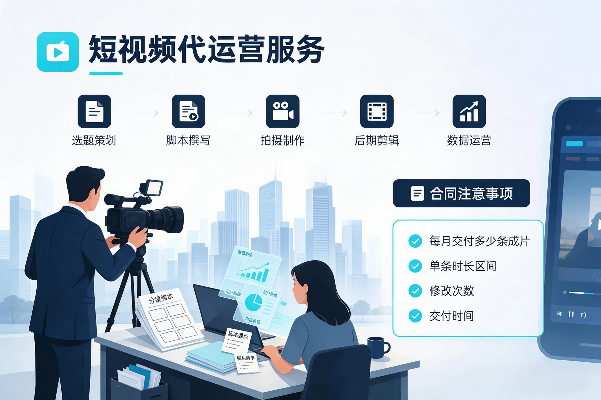短视频代运营包含哪些服务?天津企业常见问题科普