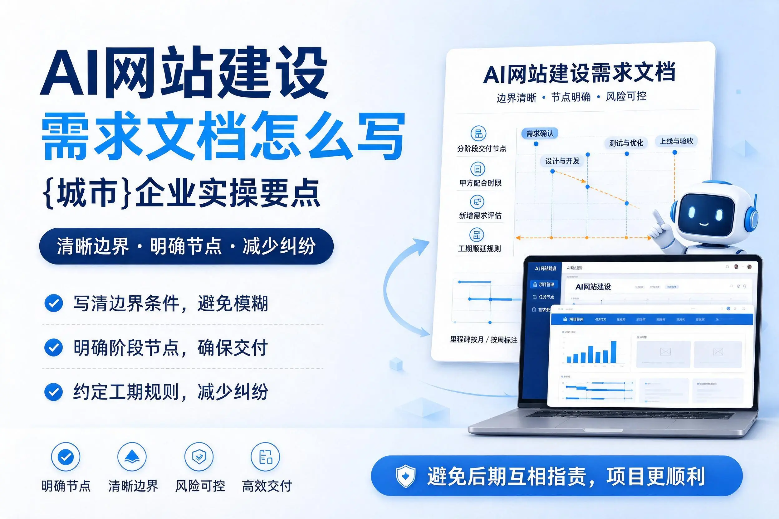 AI网站建设需求文档怎么写，天津企业实操要点