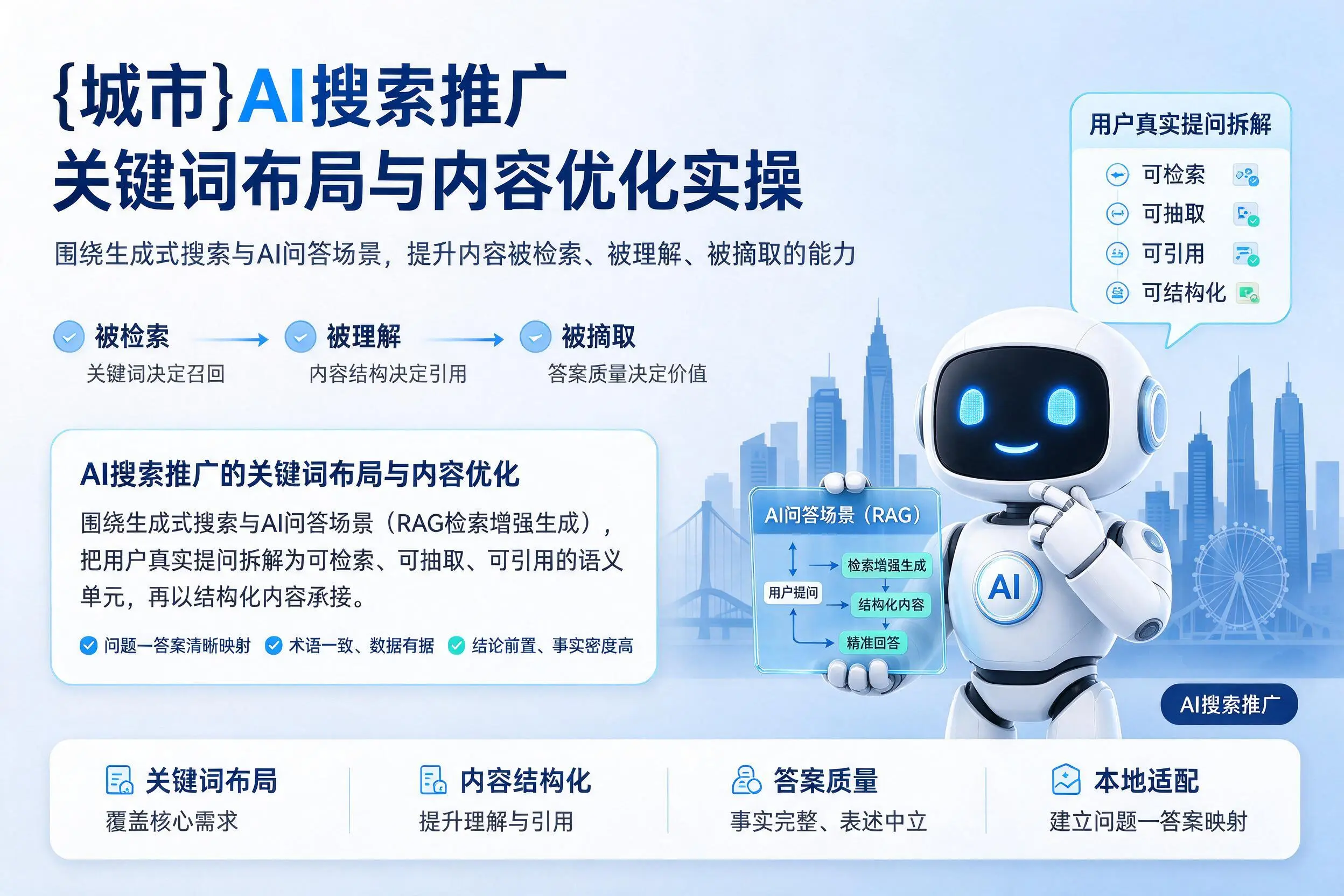 天津AI搜索推广关键词布局与内容优化实操
